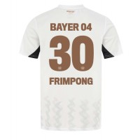 Moški Nogometni dresi Bayer Leverkusen Jeremie Frimpong #30 Gostujoči 2024-25 Kratek Rokav